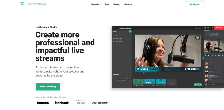beste live streaming software kostenlos lightstream