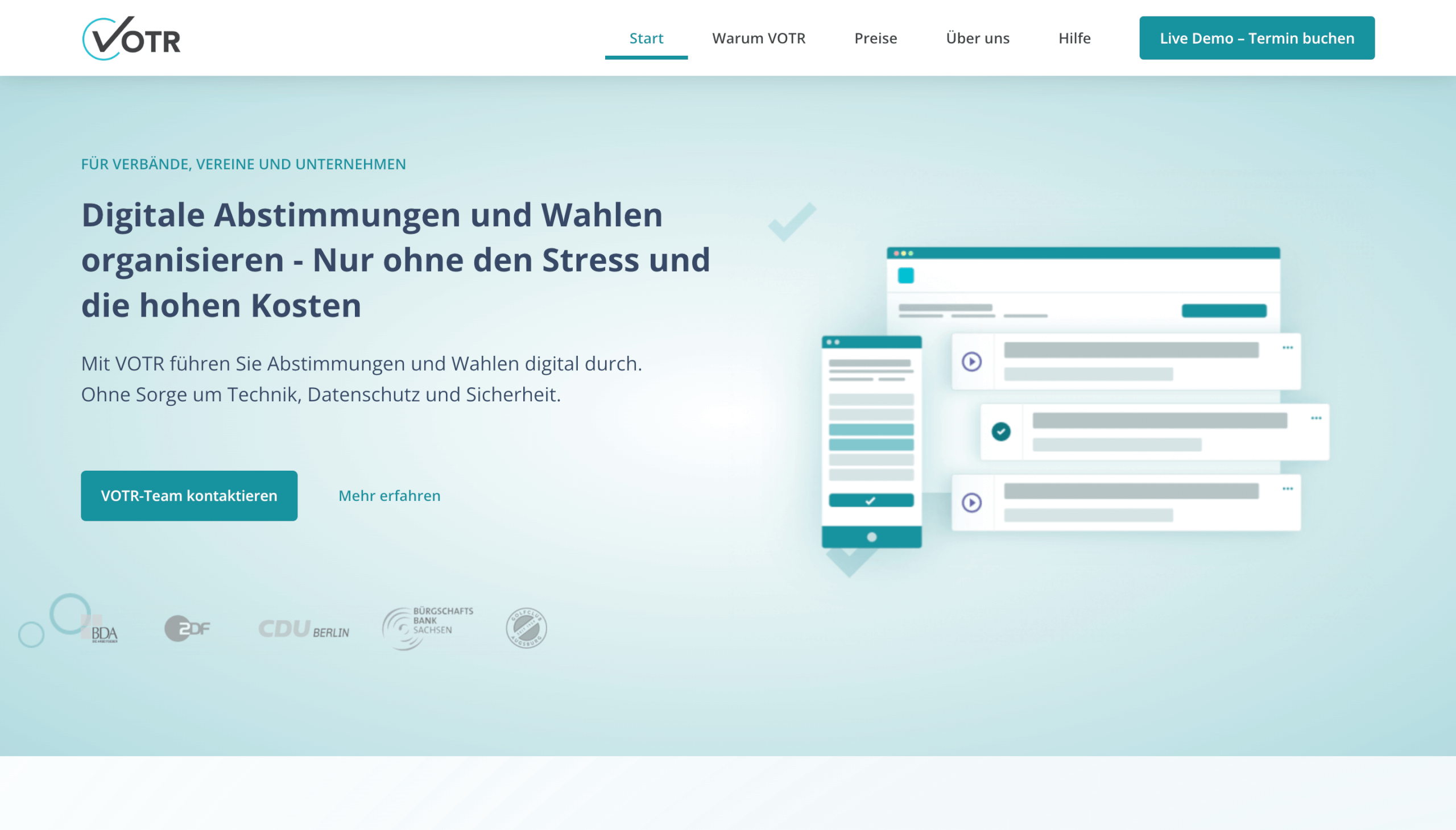Digitale Wahlen VOTR