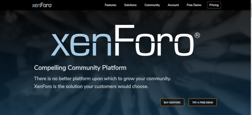 Moderne Forum Software XenForo