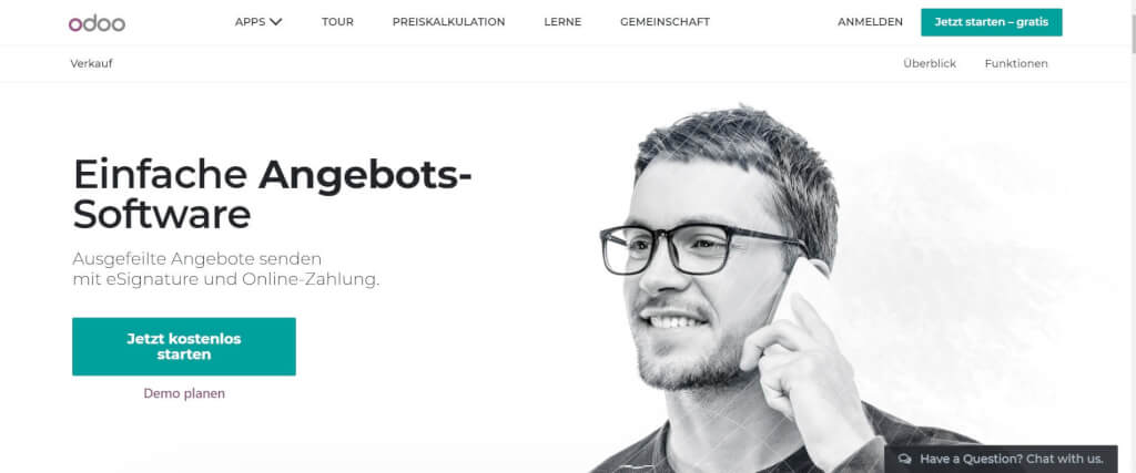 Digitales Angebotsmanagement Odoo