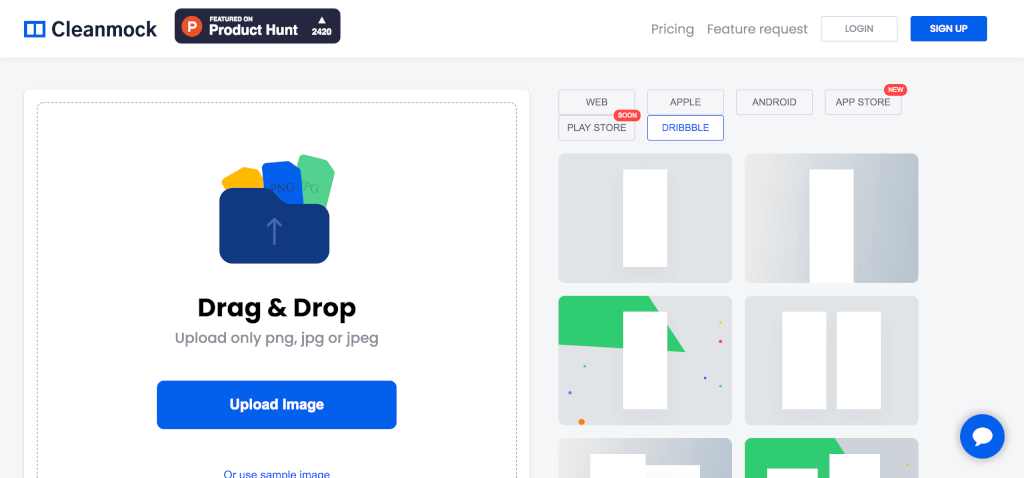 Mockups erstellen Cleanmock