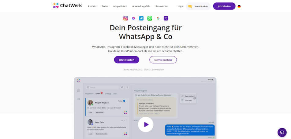whatsapp business api ChatWerk