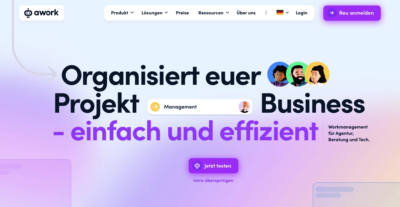 Kollaboration Tool Anbieter awork