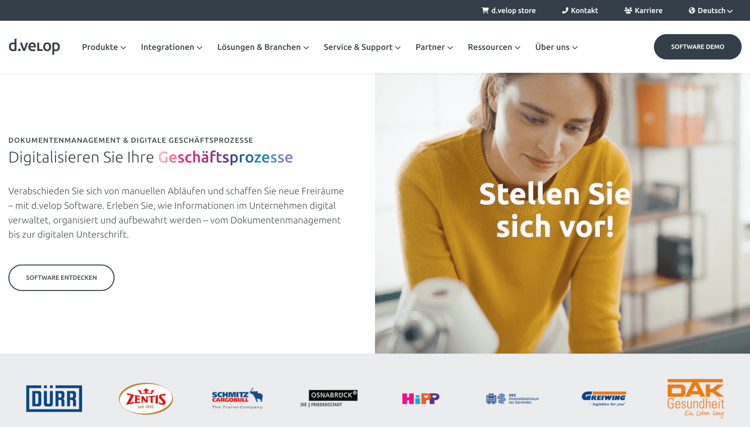 Automatisierte Rechnungsverarbeitung d velop