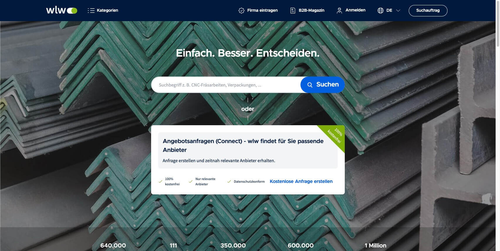 Firmenverzeichnis Die fuehrende B2B Plattform wlw Wer liefert was digital affin 1