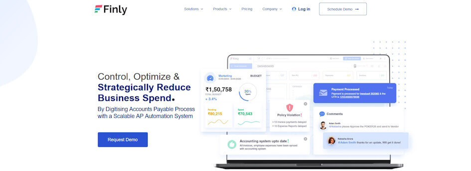 ausgabenmanagement software Finly