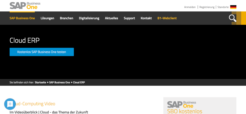 ERP Software SAP Business One