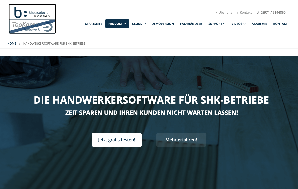 SHK Software Anbieter Topkontor