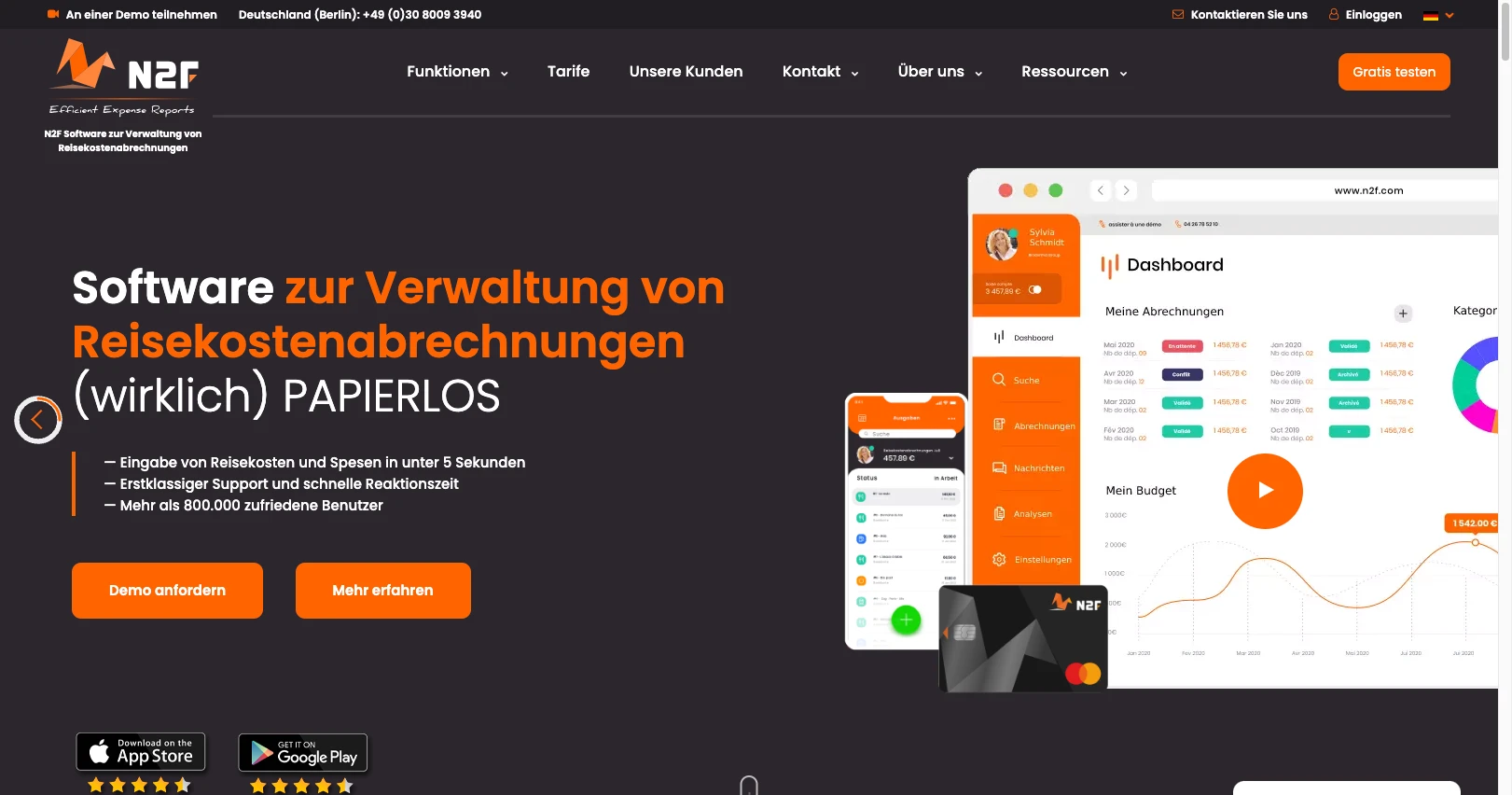N2F Reisekostenabrechnung Digital Affin