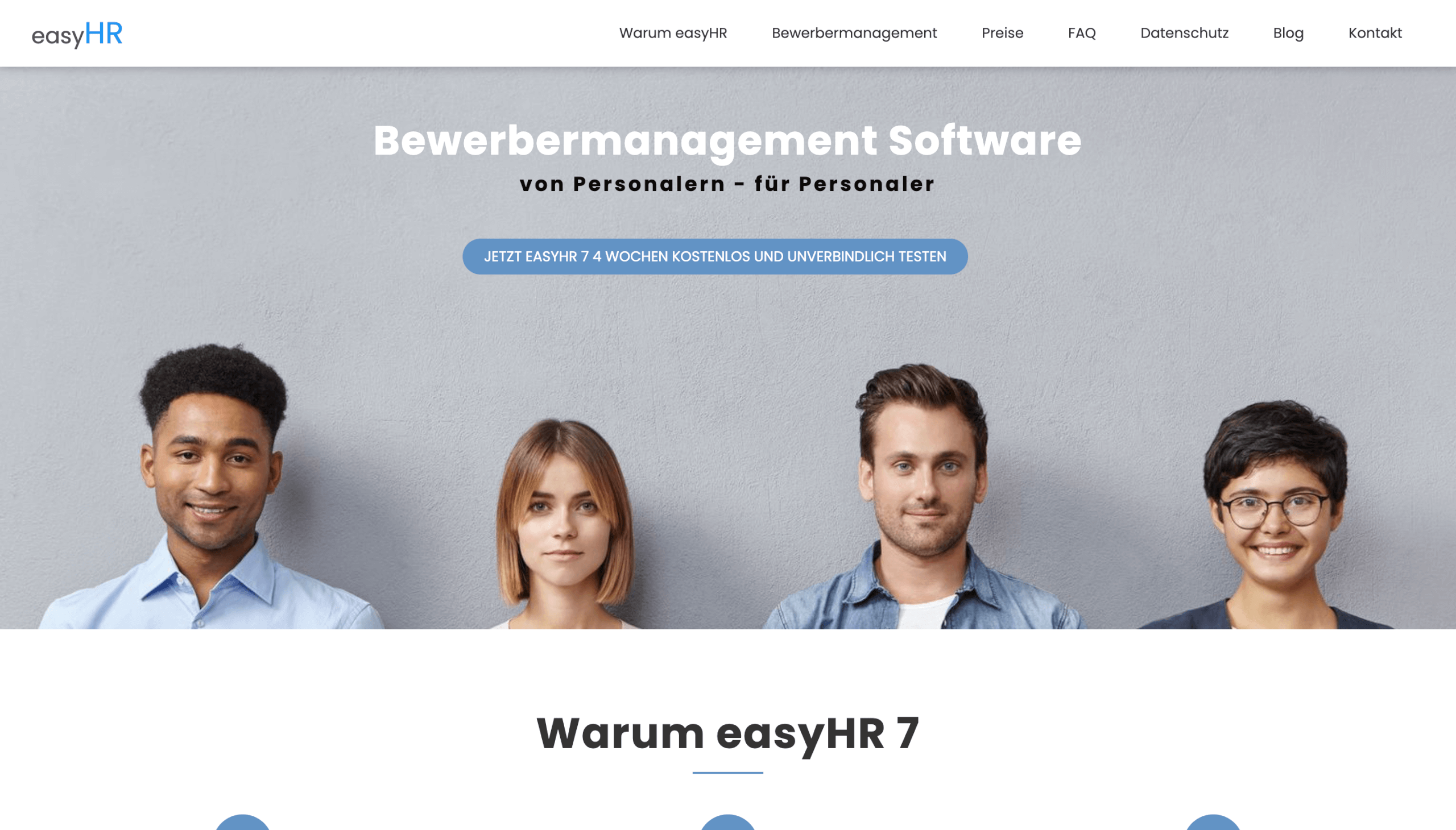 Digitale Personalakte Bewerbermanagement Software easyHR Datenschutz nach DSVGO
