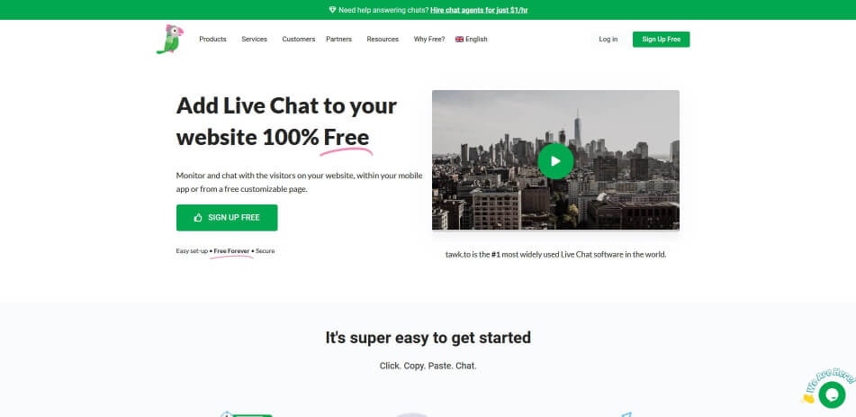 live chat software tawk.to