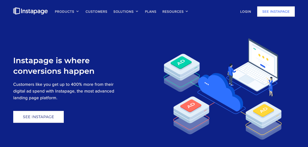 Funnel Software Instapage