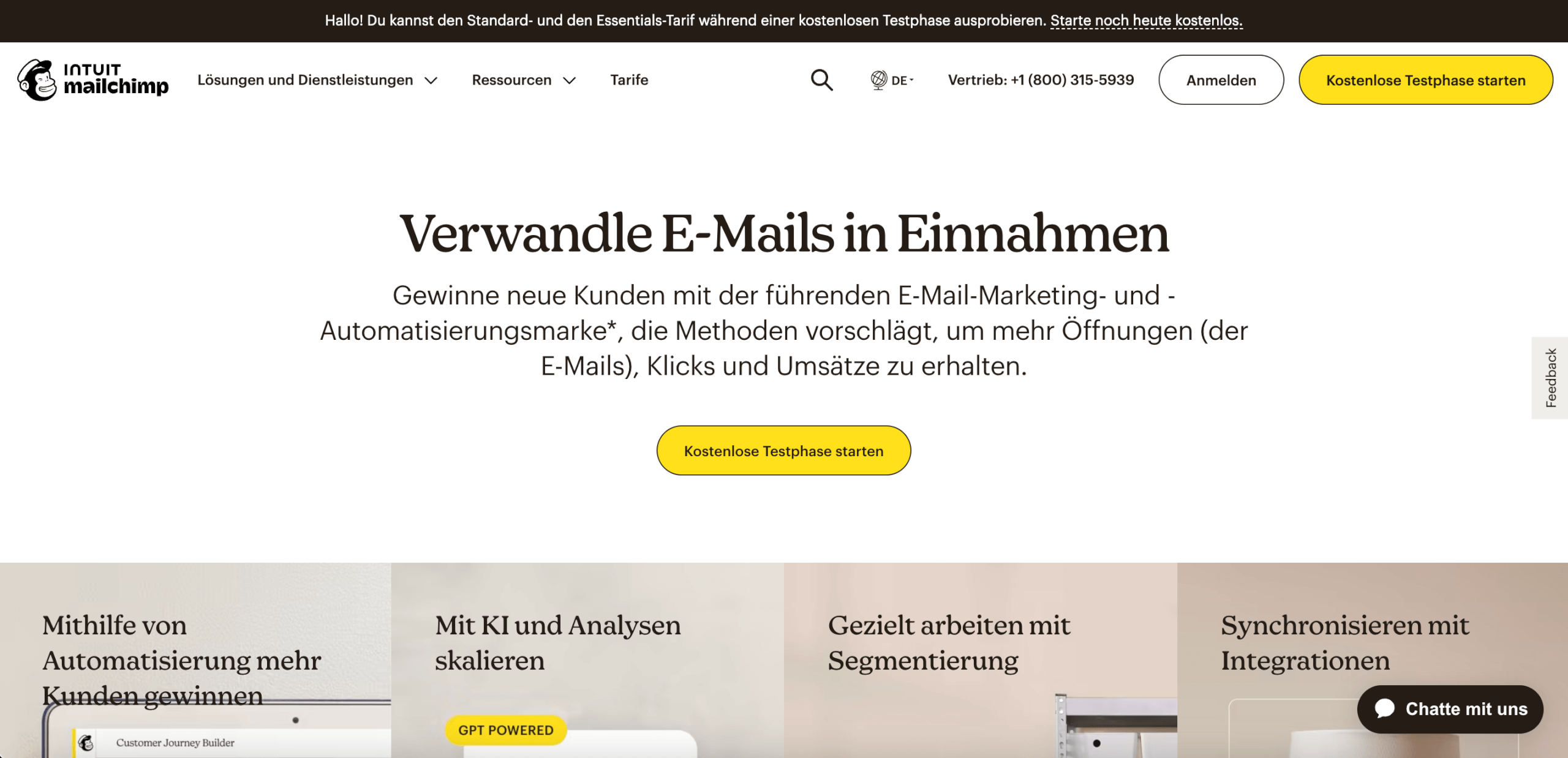 Beste E Mail Marketing Software Mailchimp