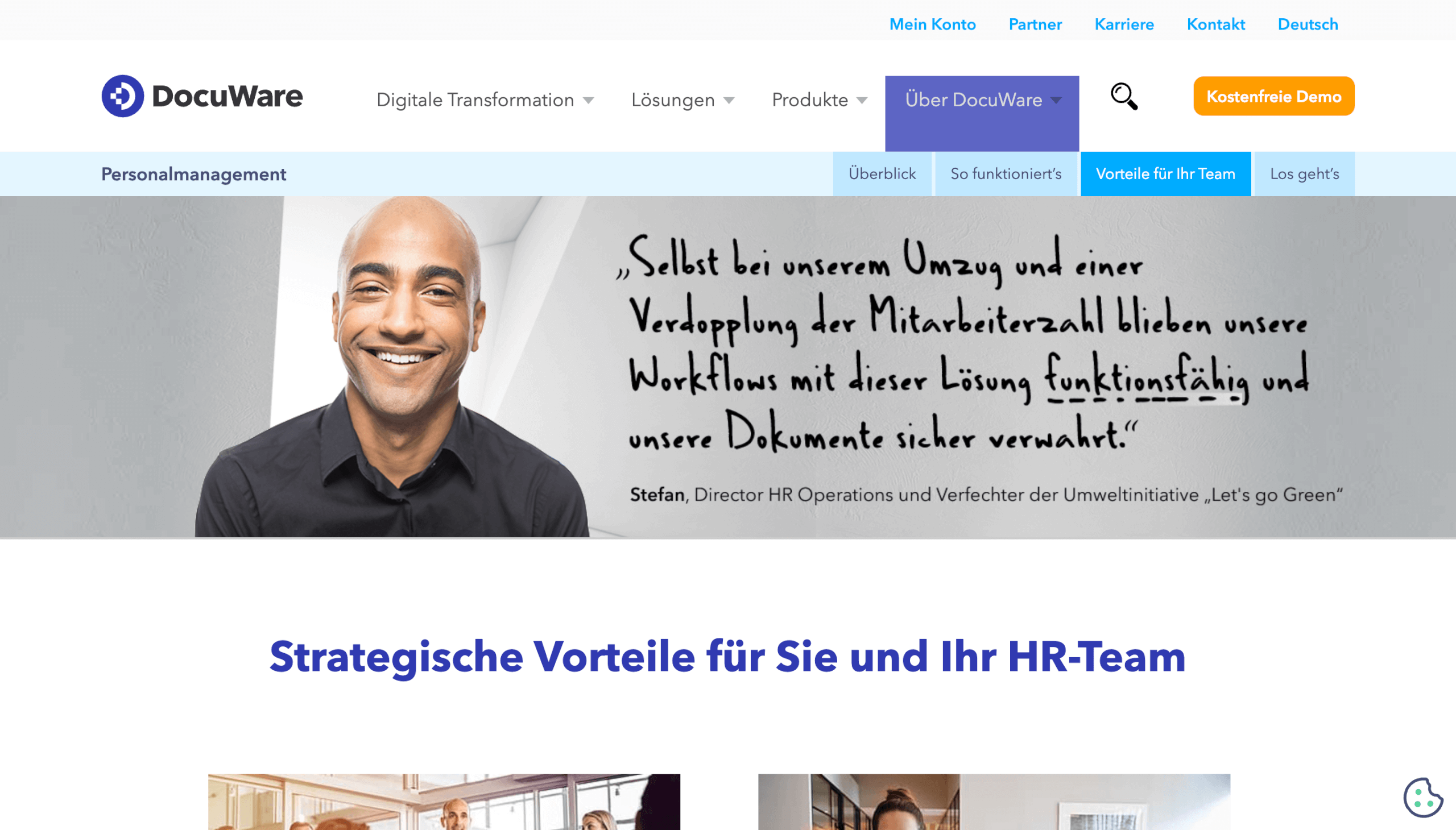 Digitale Personalakte Papierlose Auditvorbereitung und Schutz privater Mitarbeiter Personalmanagement DocuWare