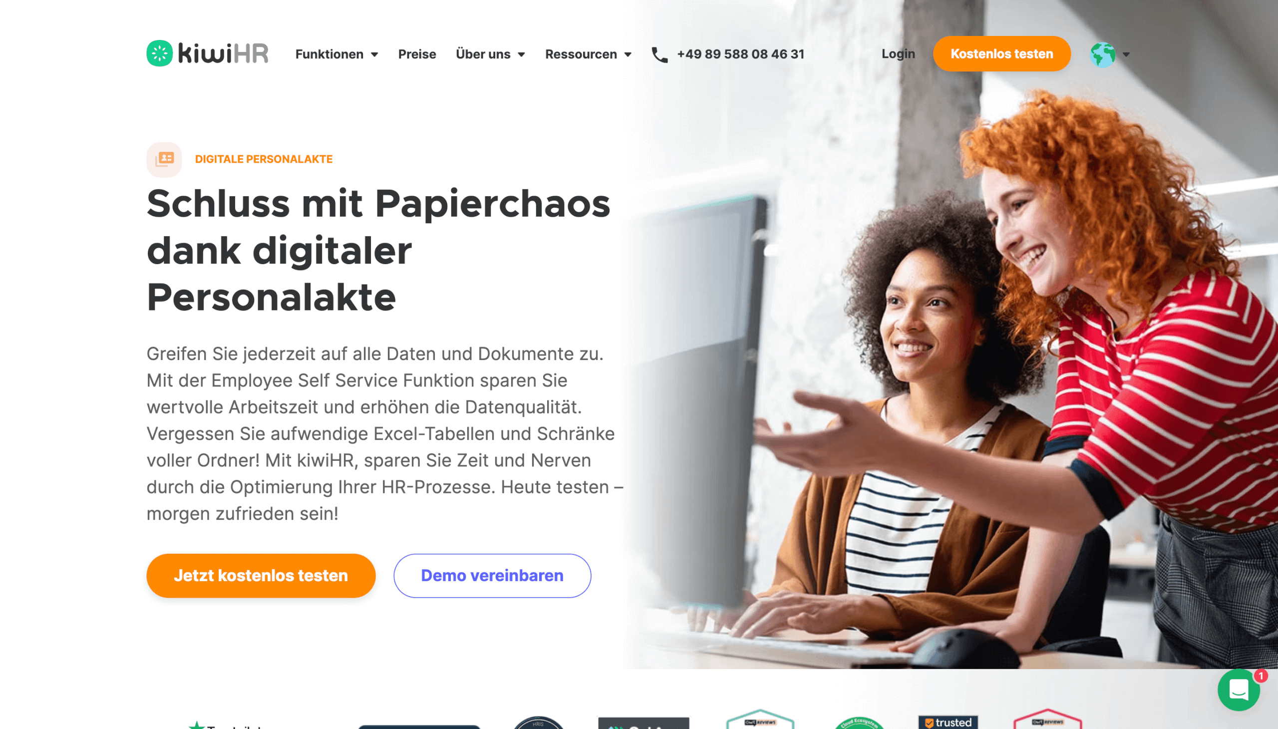 Digitale Personalakte Digitale Personalakte Elektronisch und sicher kiwiHR