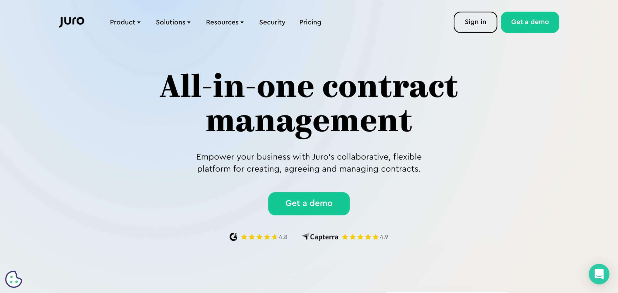 Juro All in one contract management Digital affin 1