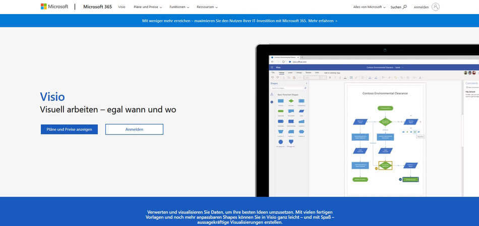 schritt fuer schritt anleitung erstellen Microsoft Visio