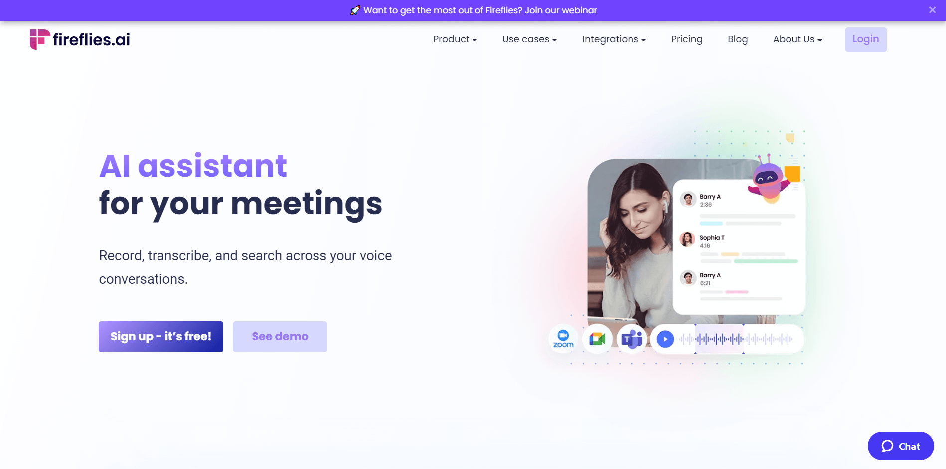 Fireflies.ai Fireflies AI Notetaker Conversation Intelligence