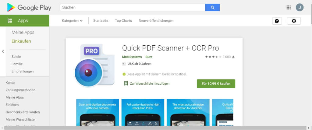 Scan Apps Quick PDF Scanner