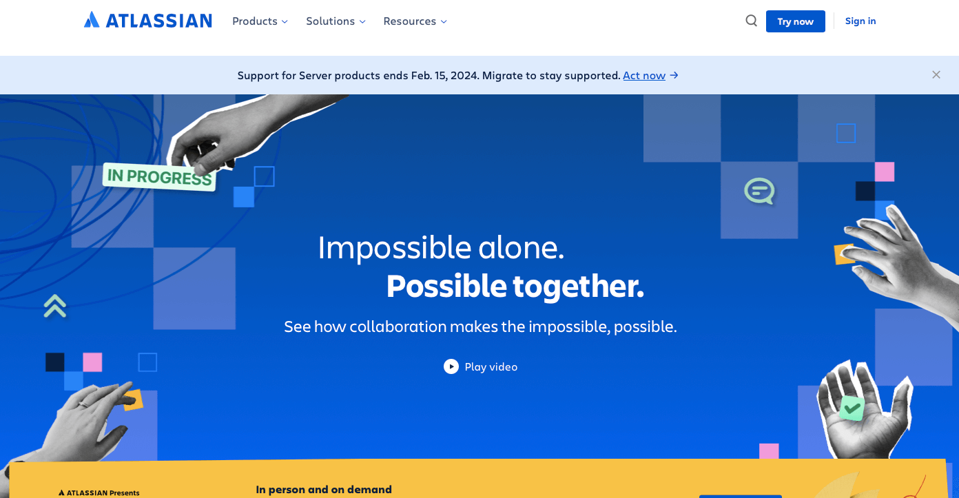 Enterprise Collaboration Anbieter Atlassian
