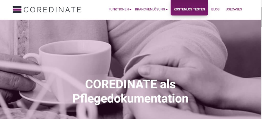 Pflege digitalisieren COREDINATE