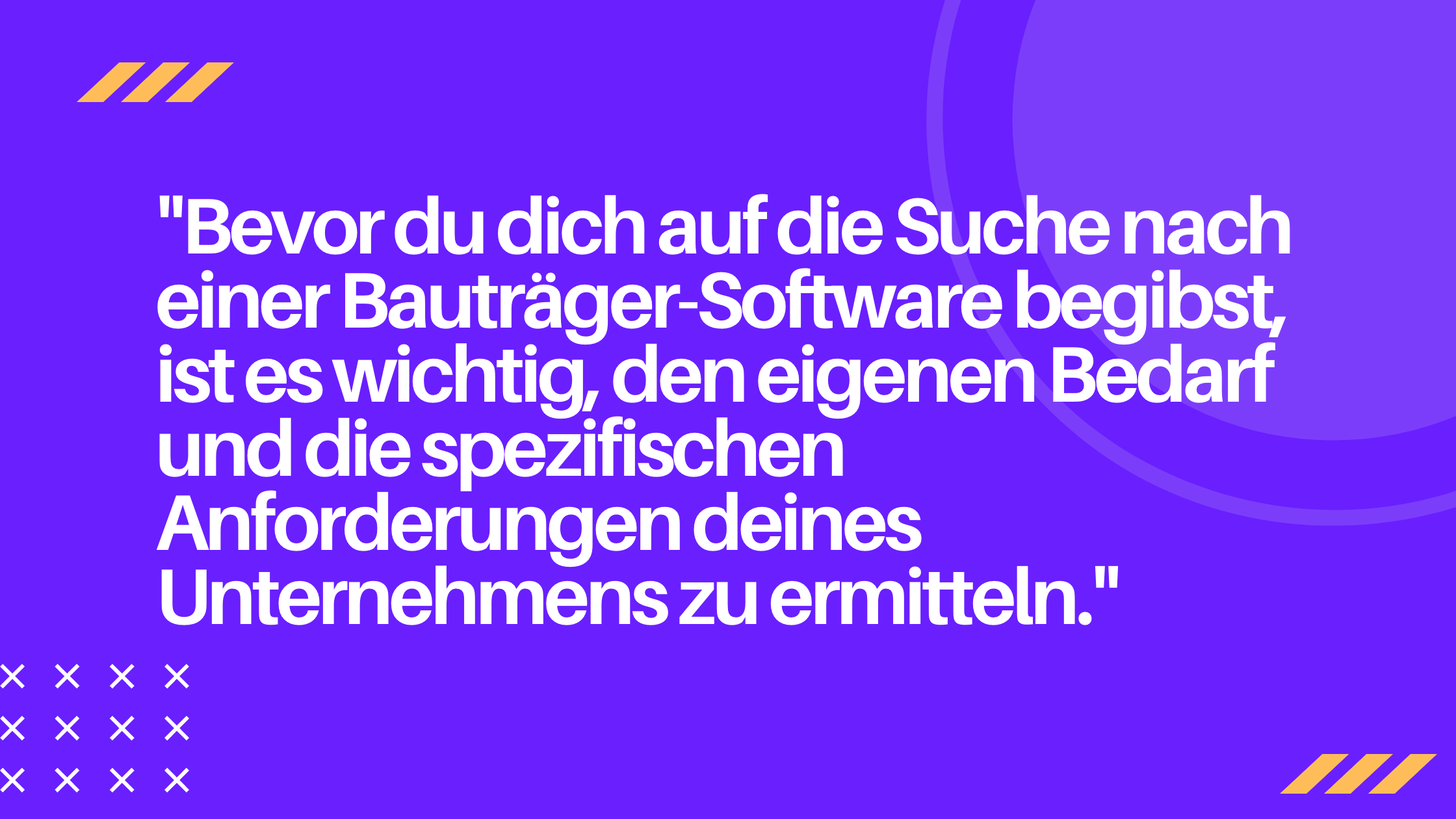 Bautraeger Software Zitat
