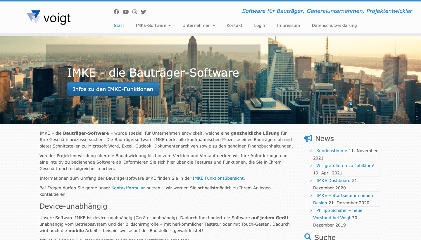 Bautraeger Software Anbieter Imke
