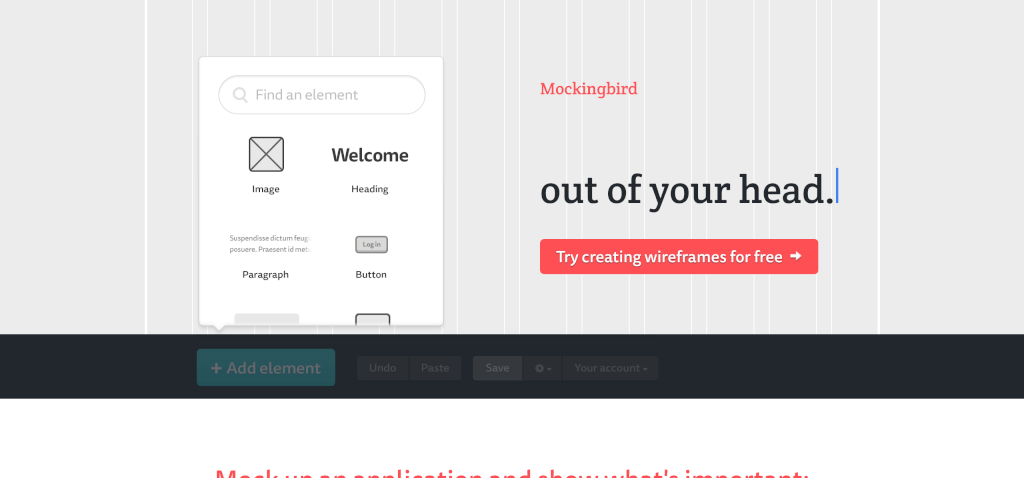 Mockups erstellen Mockingbird