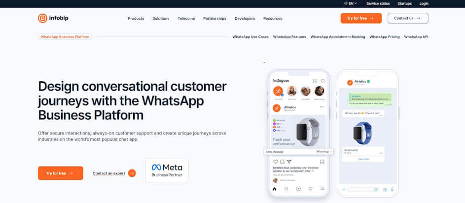 whatsapp business api infobip