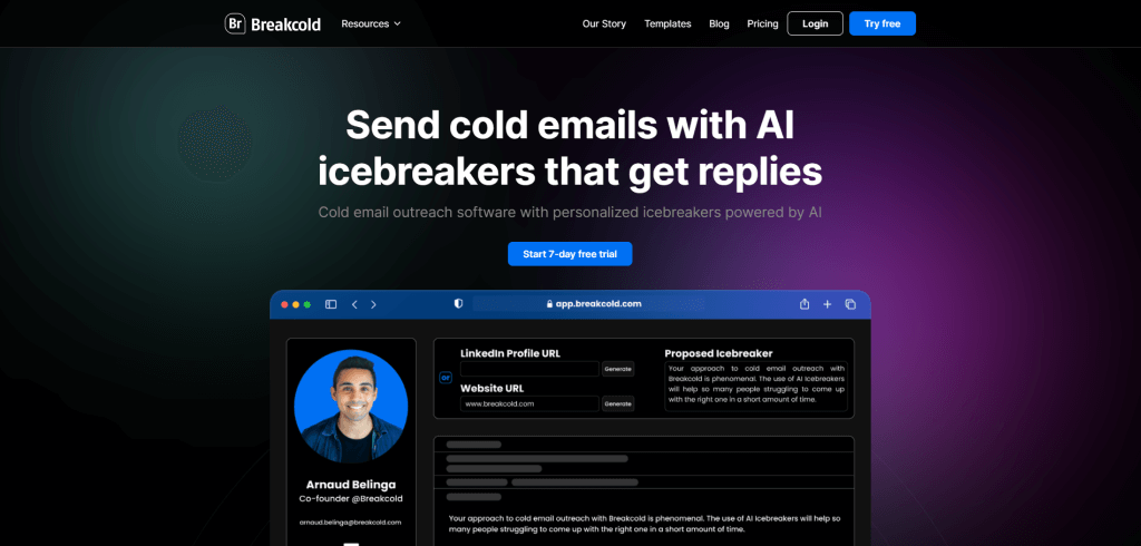 email kaltakquise breakcold