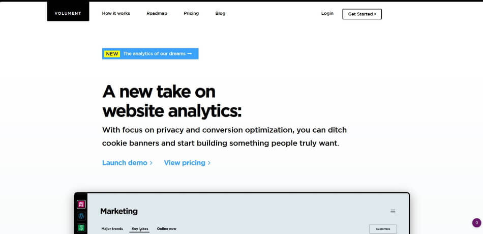 Privacy Friendly Analytics datenschutzfreundliche Analytics datenschutzfreundliches Tracking Google Analytics Alternative Volument