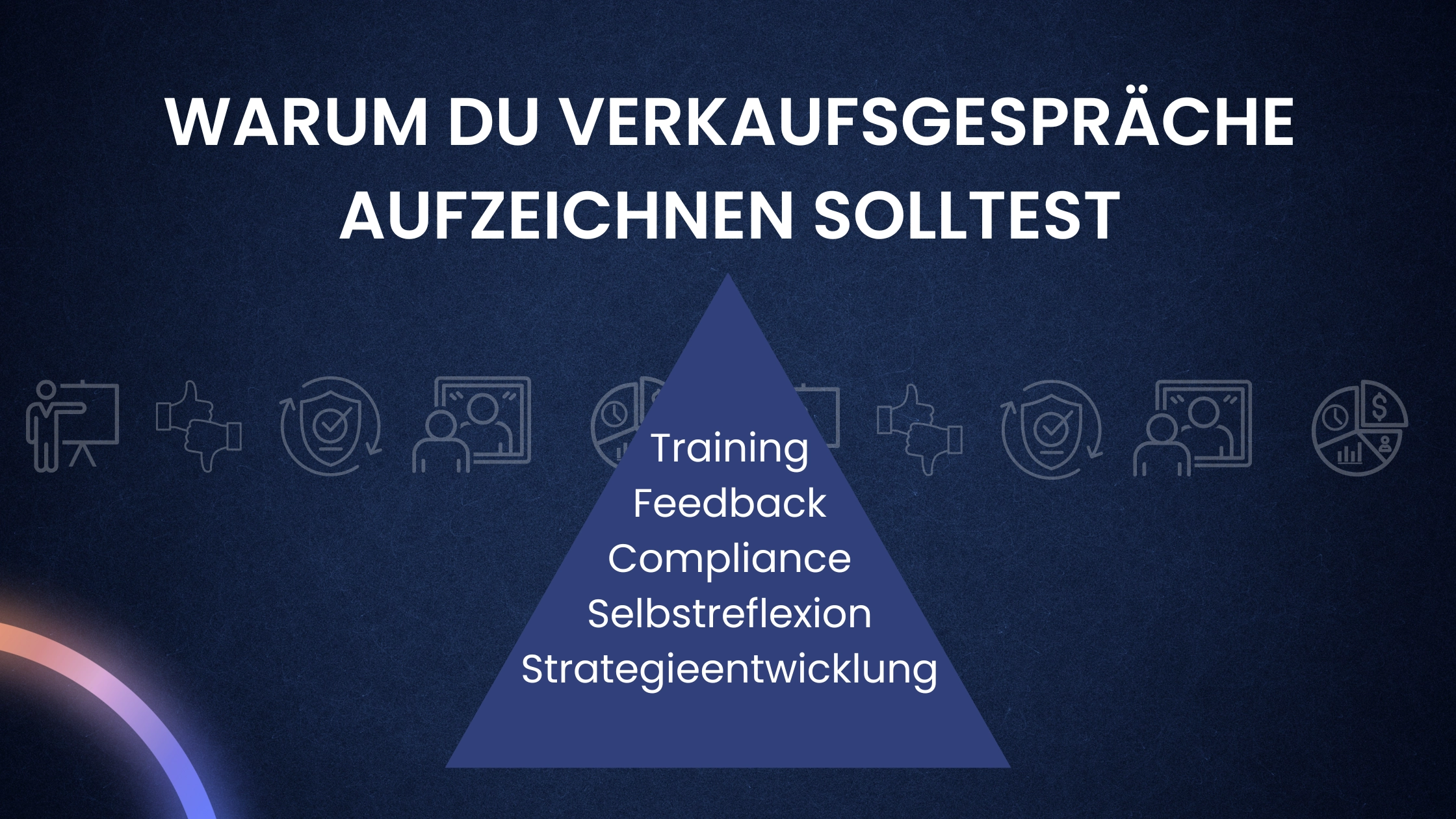 Transkription Vertriebstraining Aufzeichnen