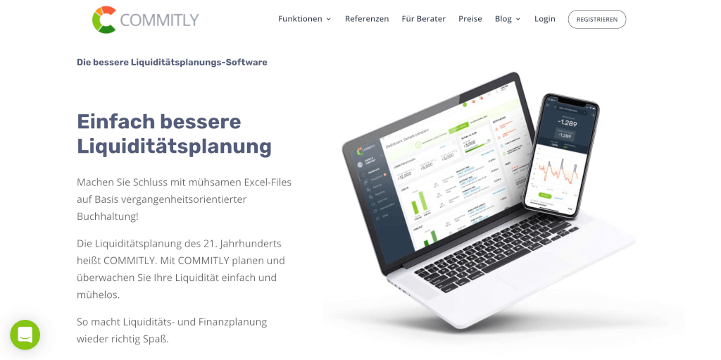 Die bessere Liquiditaetsplanungs Software COMMITLY 1