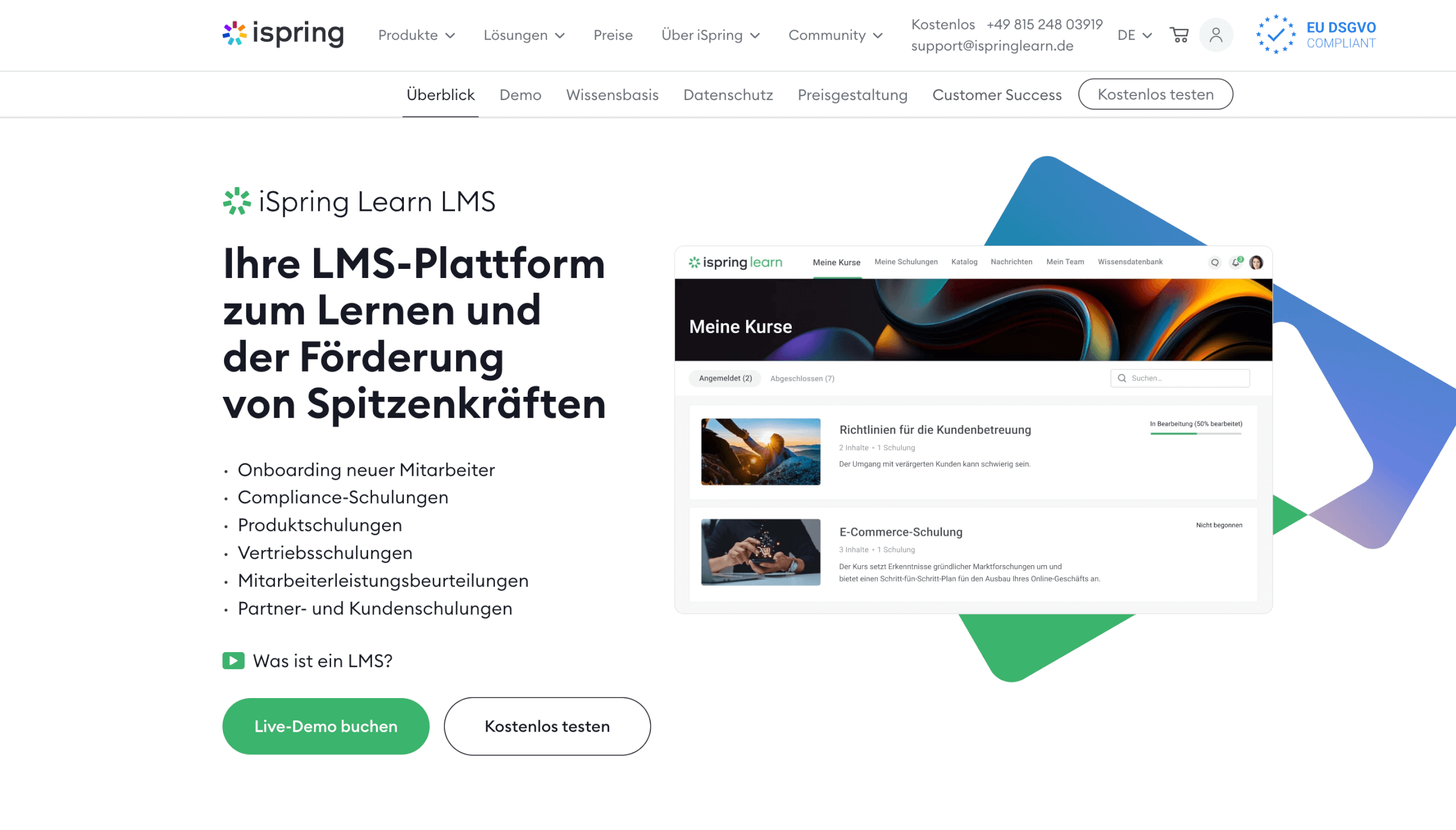 Blended Learning Software iSpring Learn