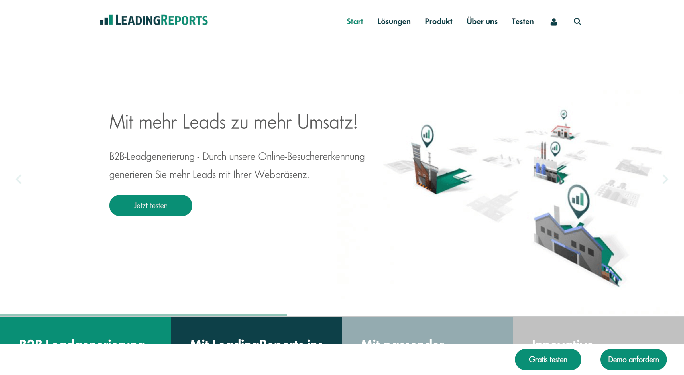 Website Besucher identifizieren LeadingReports