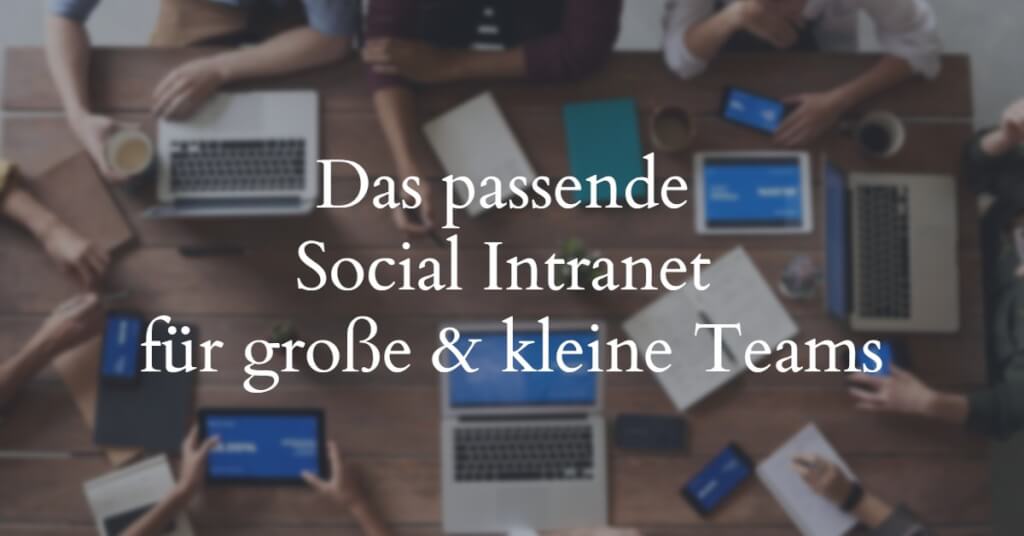 Eyecatcher Fazit Social Intranet