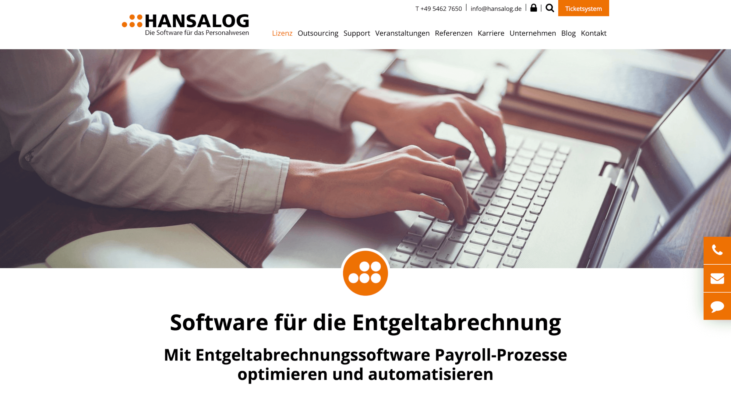Digitale Lohnabrechnung HANSALOG