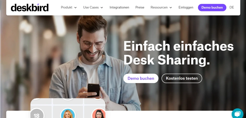 desk sharing software vergleich deskbird