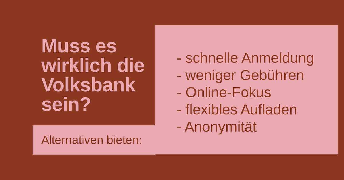 virtuelle kreditkarte volksbank alternativen