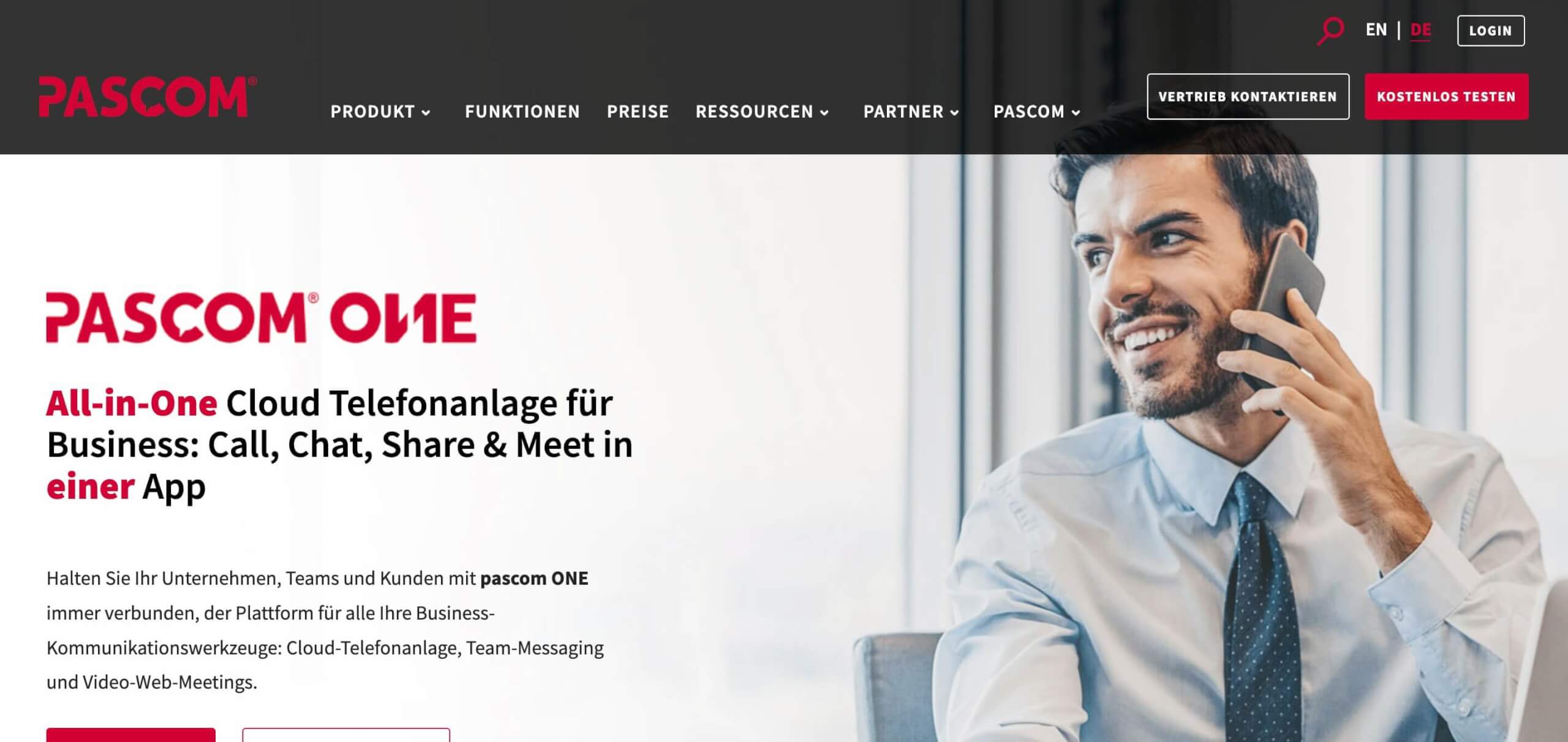 pascom ONE Cloud Telefonanlage fuer Unternehmen digital affin 1