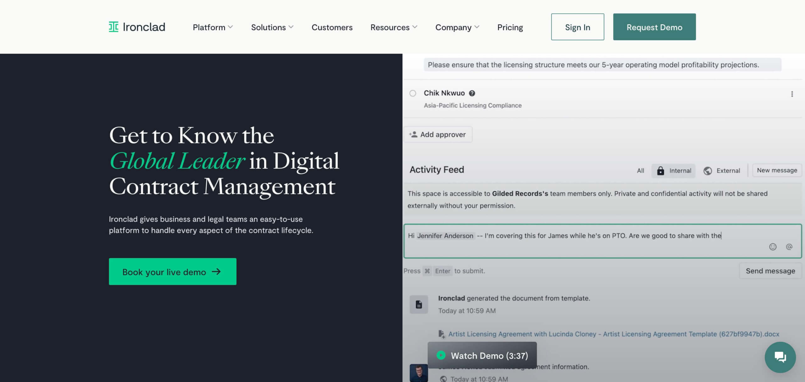 Ironclad Leader in Contract Management Software digital affin 1