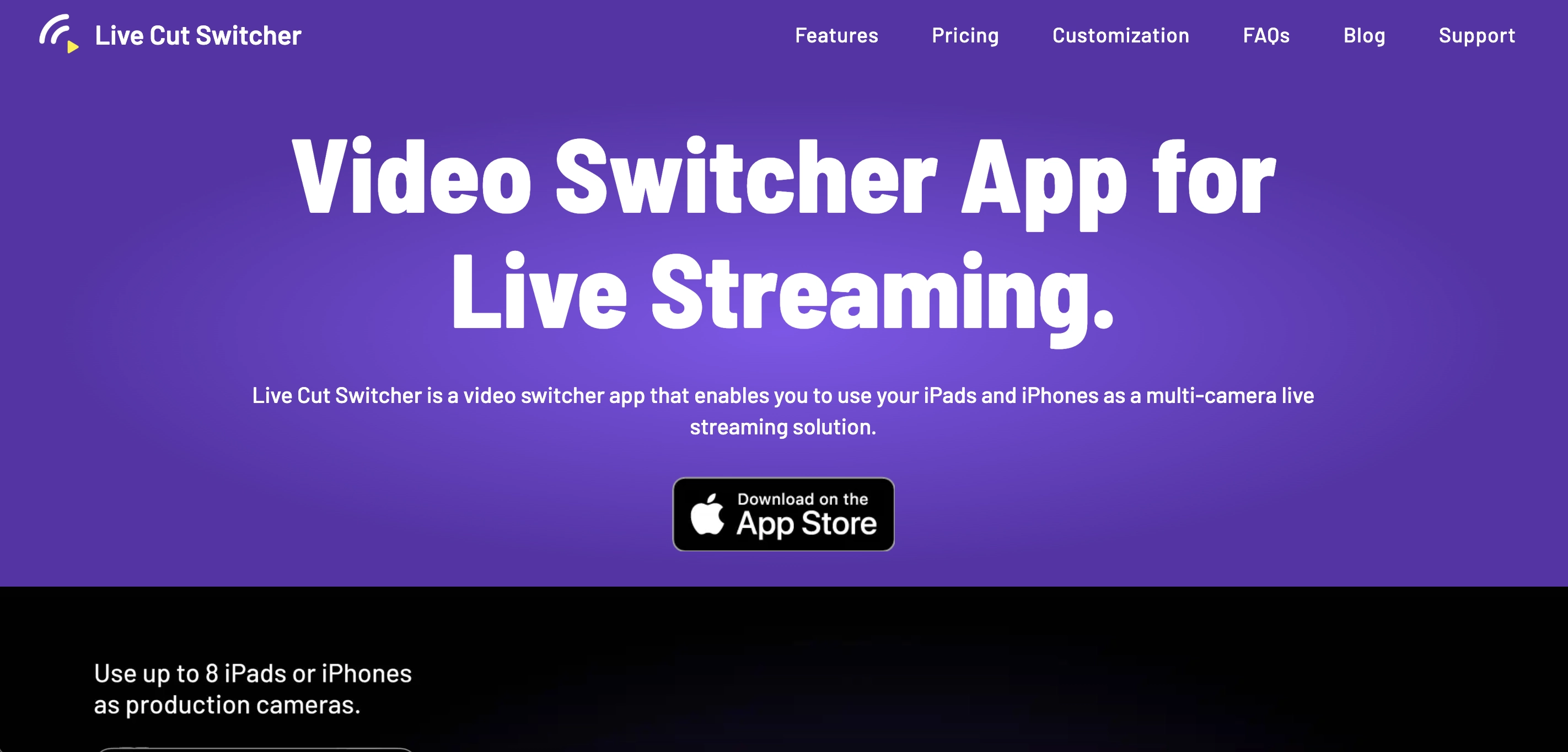 Live Streaming Software Anbieter Live Cut Switcher