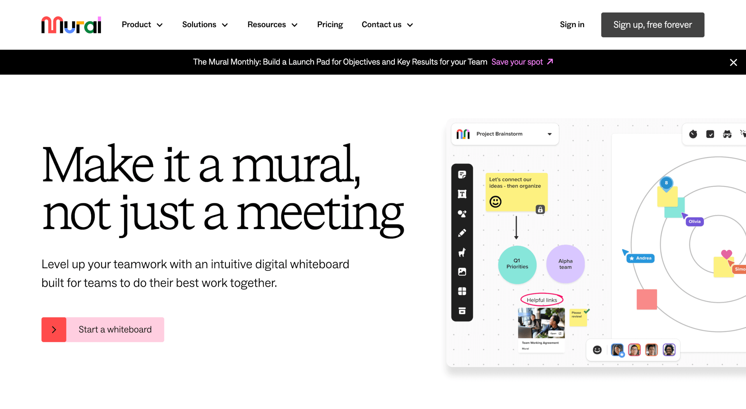 Online Meetings moderieren Mural