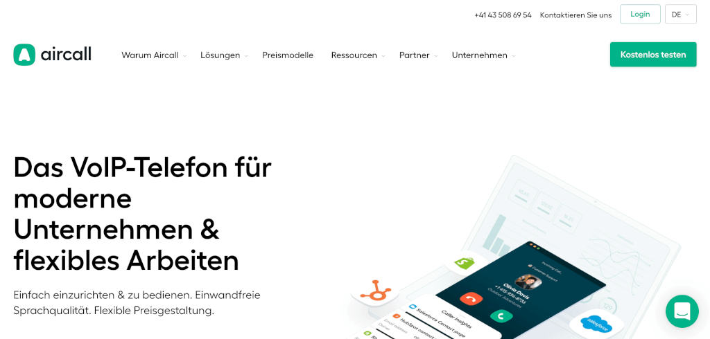 VoIP Telefonie Aircall