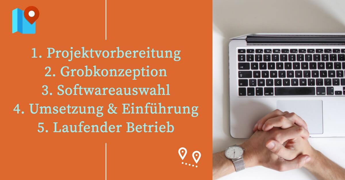 Neue Software einfuehren 5 Phasen