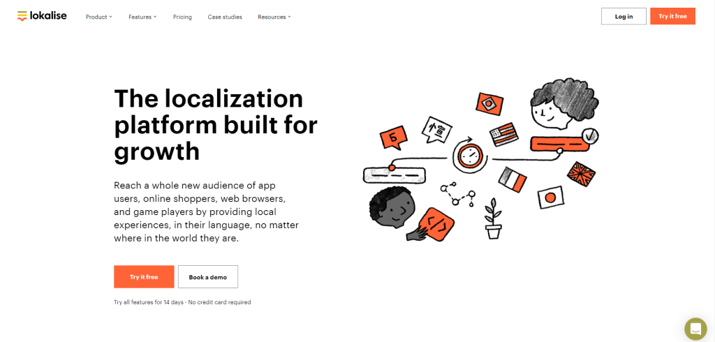 multilinguale website loklise