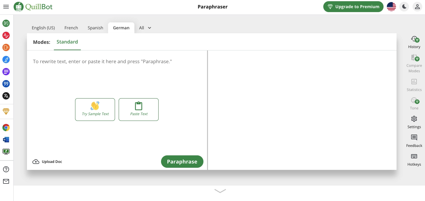 KI Textanalyse Anbieter Quillbot AI