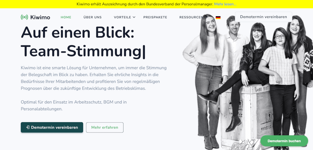 Mitarbeiterzufriedenheit Kiwimo 1