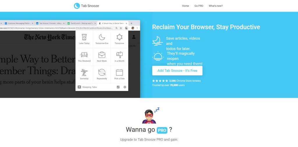 chrome tab manager firefox tab manager chrome tab management firefox tab management chrome TabSnooze