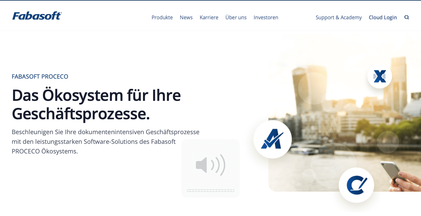 Digitales Vertragsmanagement Anbieter fabasoft